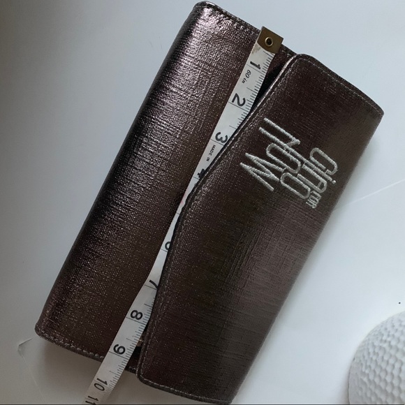 Neiman Marcus clutch Bronze color new - Picture 8 of 14